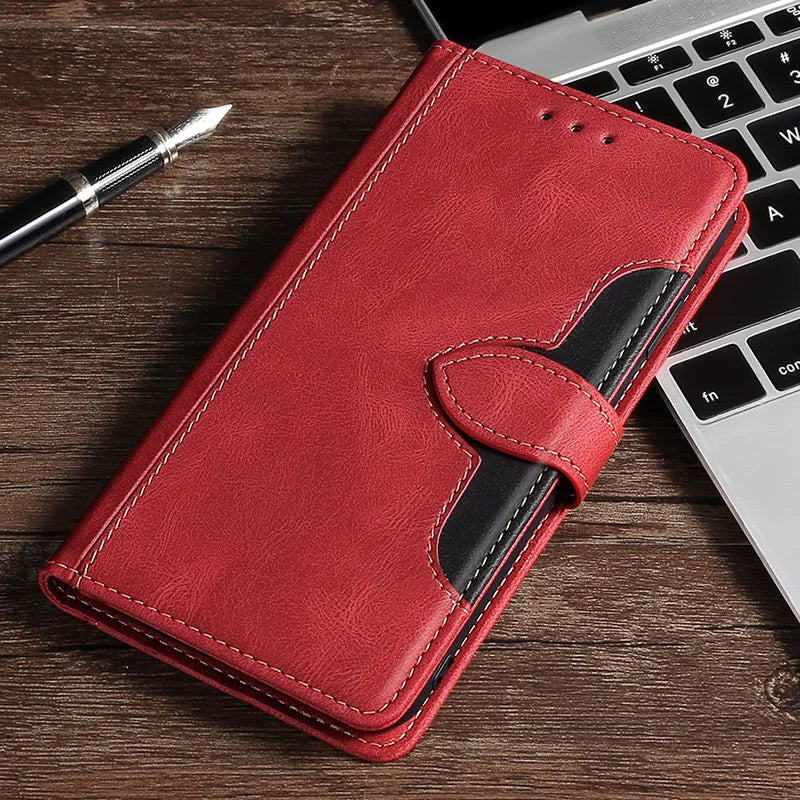 LuxurCase | Magnetic Leather Case for iPhone with Card Holder