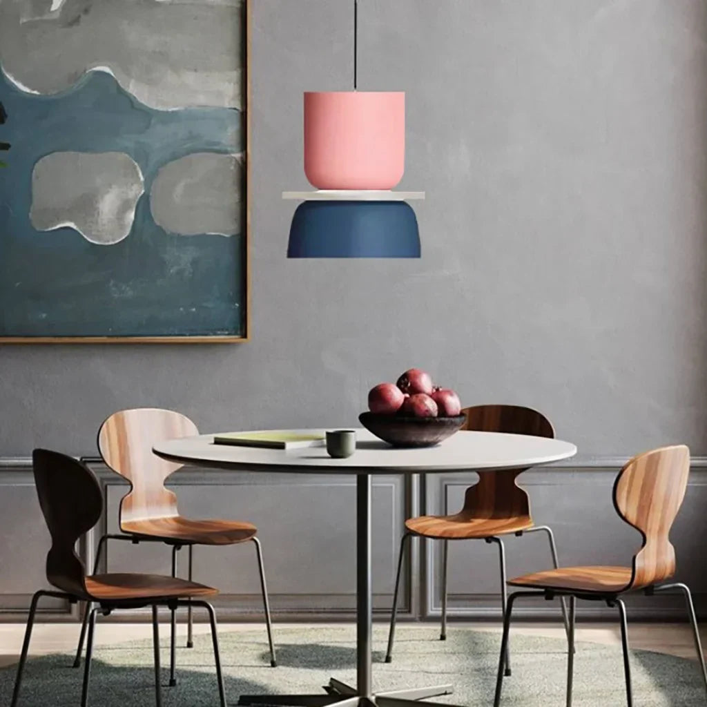 Lucie Nordic Colour Block Pendant Light