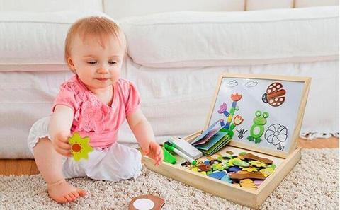 CreativeBox Magnetic Game – Educational Fun with Puzzles and Drawing Board