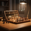Solid Wood Travel Chess Set - Woodduelor