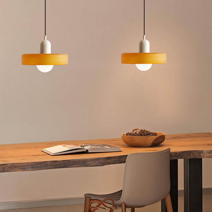 Colourful Bauhaus-Style Pendant Lamp - StiloGlas