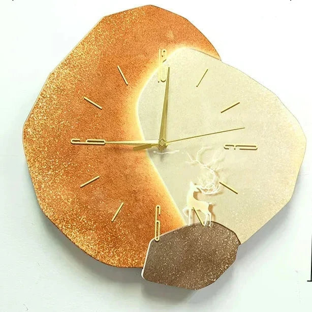 Modern Wall Clock with Unique Design