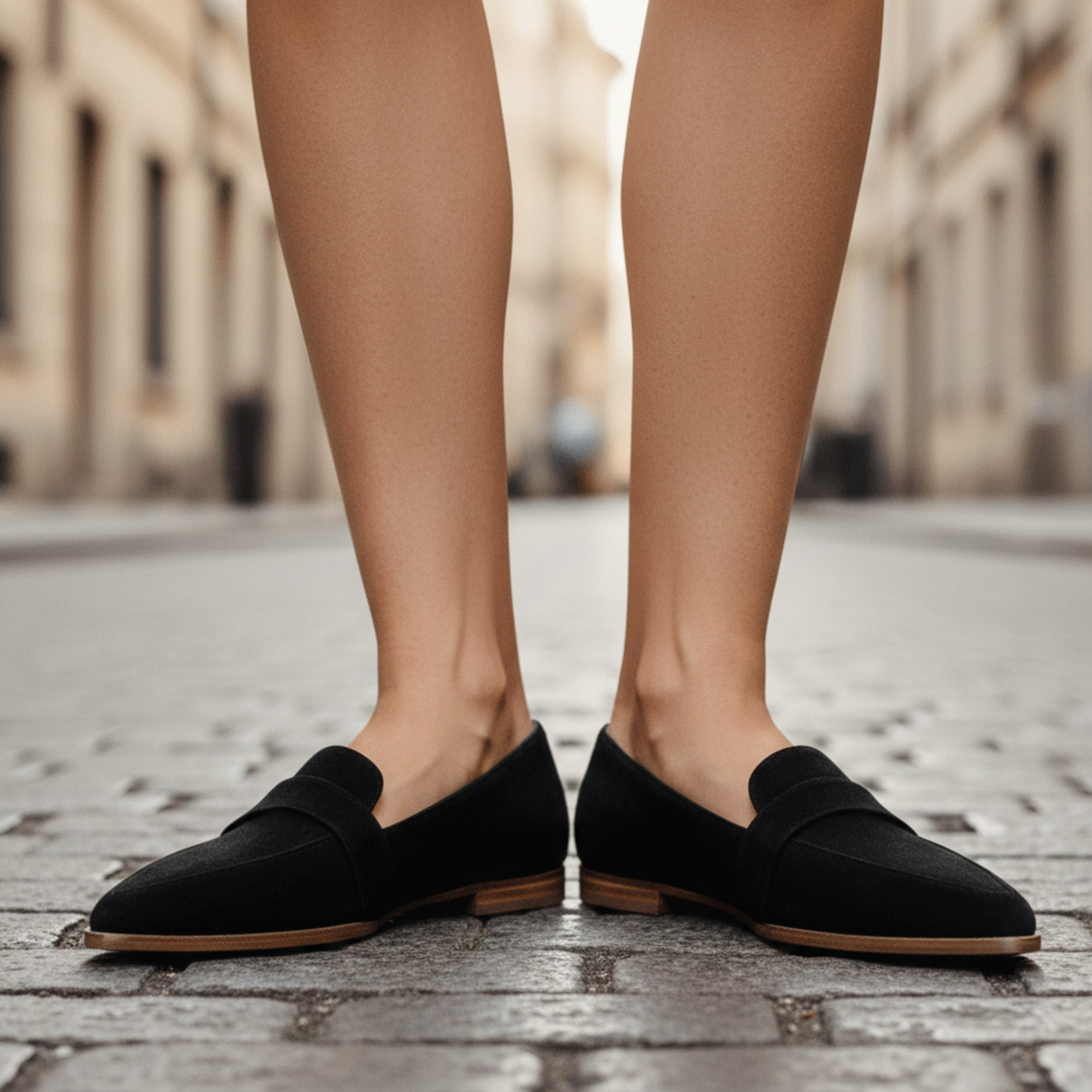 Women's Pointed-Toe Loafers – Classic Flat Moccasins