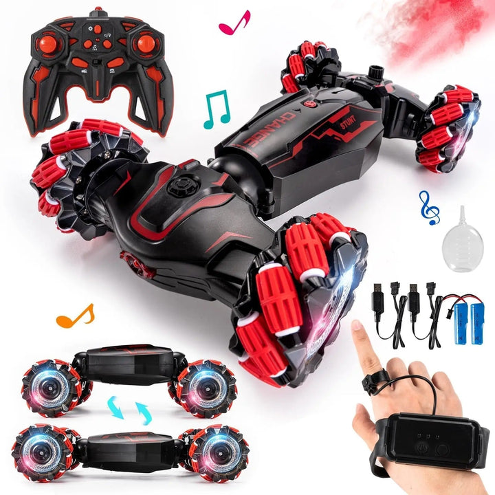 Hand-Motion Sensor RC Stunt Car – 360° Action and Gesture Control
