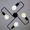 Silva Vintage LED Ceiling Lamp Industrial Style Living Room Metal 5 Colours