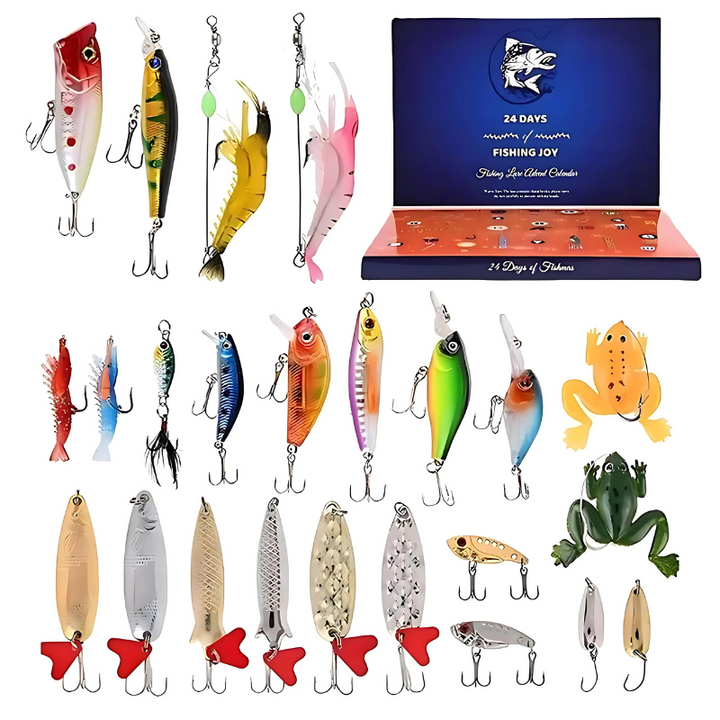 AquaElite Fishing Advent Calendar | Premium-Quality Lures for Every Fishing Adventure