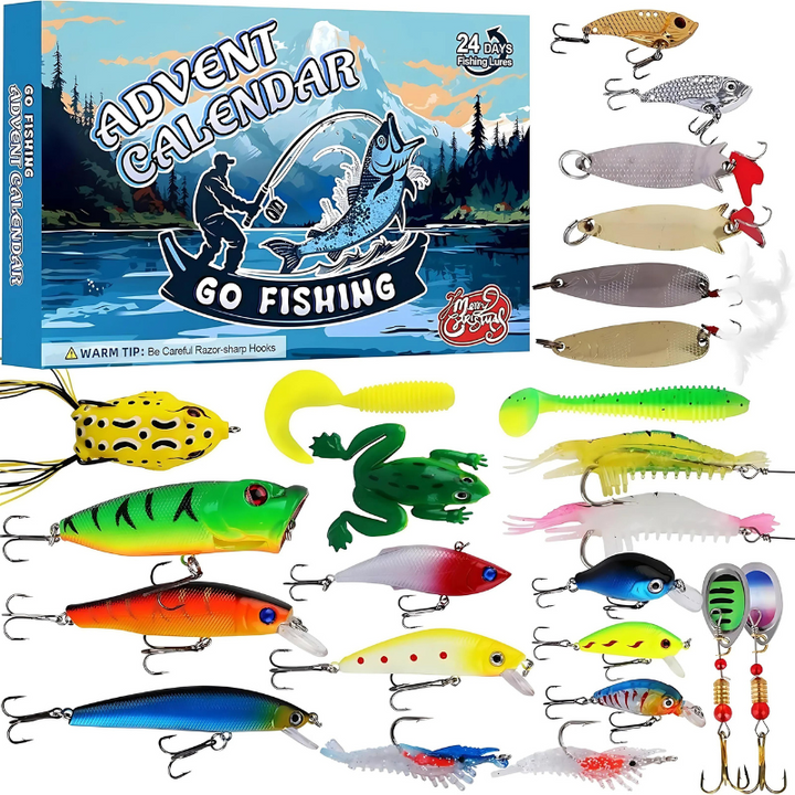 AquaElite Fishing Advent Calendar | Premium-Quality Lures for Every Fishing Adventure