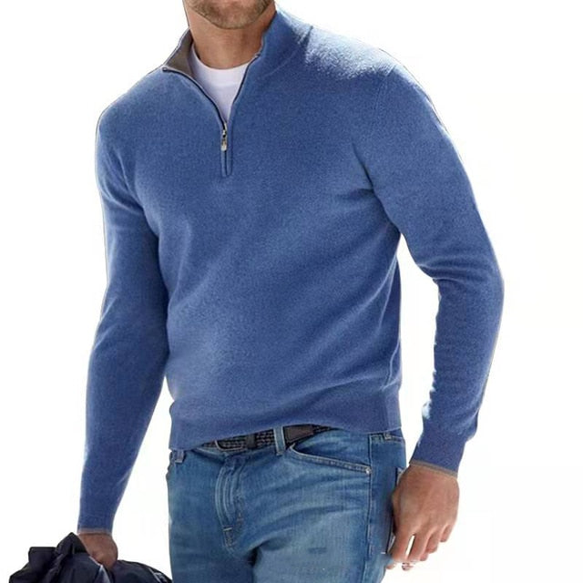 Merino Men's V-Neck Jumper - Torino