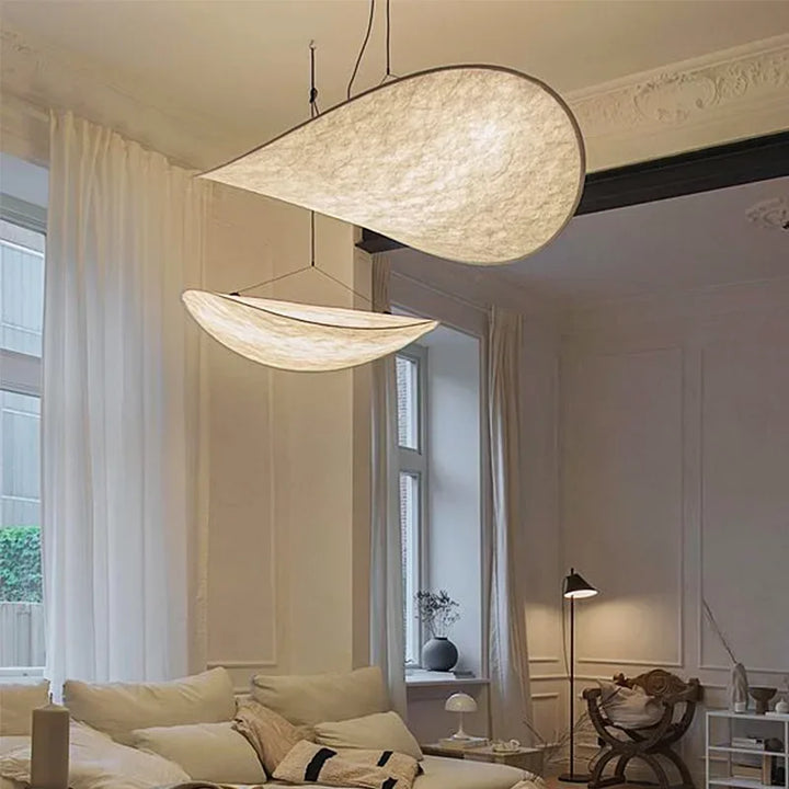 Lunara Crisp-Shaped Lamp for Artisan Ambient Lighting
