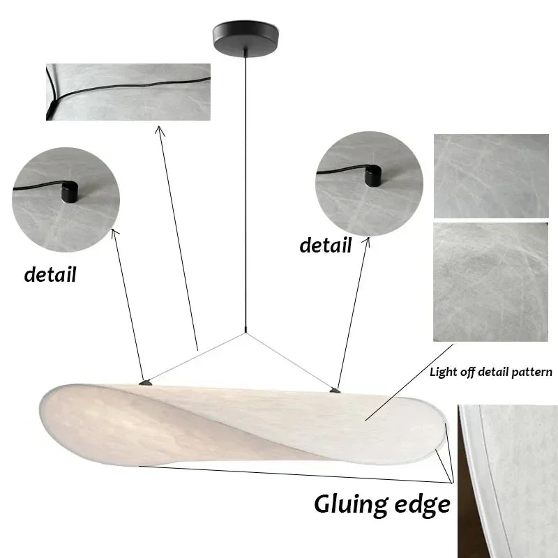 Lunara Crisp-Shaped Lamp for Artisan Ambient Lighting
