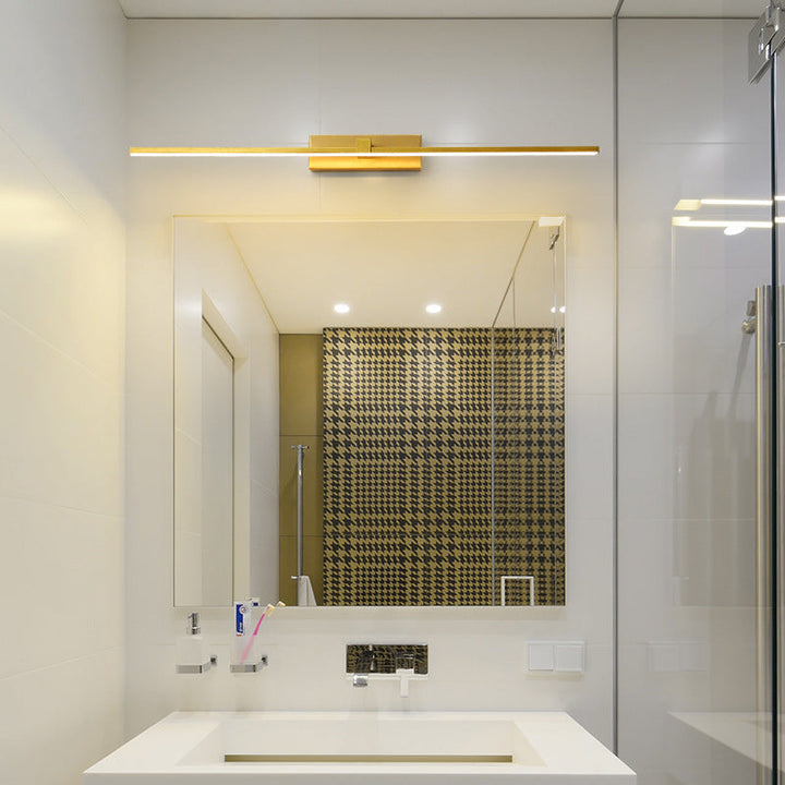 Linear Hexagon Vanity Wall Lamp – Modern for Bathroom and Bedroom