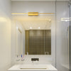 Linear Hexagon Vanity Wall Lamp – Modern for Bathroom and Bedroom