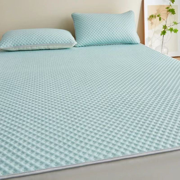 Unisex Cooling Mattress Topper with Breathable Support and Non-Slip Base