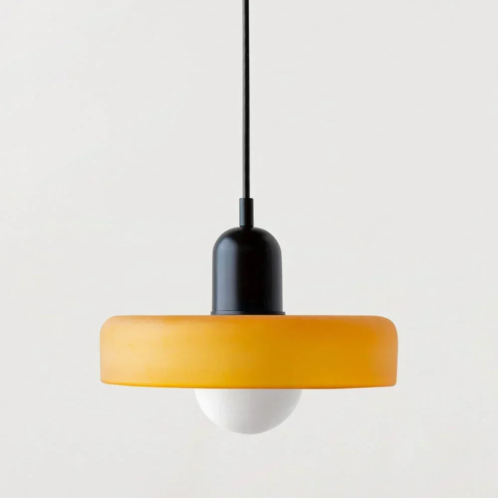 Bauhaus Stained Glass Pendant Lamp