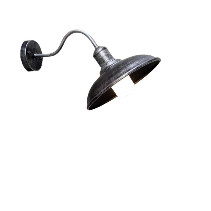 Vintage Industrial Iron Outdoor Wall Lamp LED 1 Light