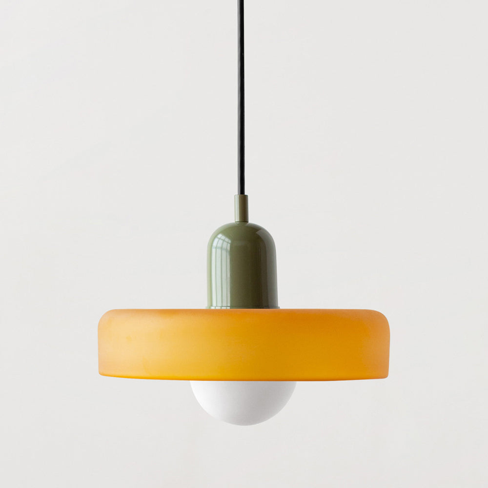 Colourful Bauhaus-Style Pendant Lamp - StiloGlas