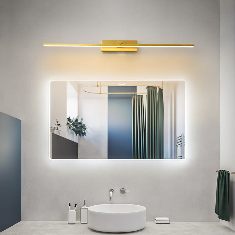 Linear Hexagon Vanity Wall Lamp – Modern for Bathroom and Bedroom