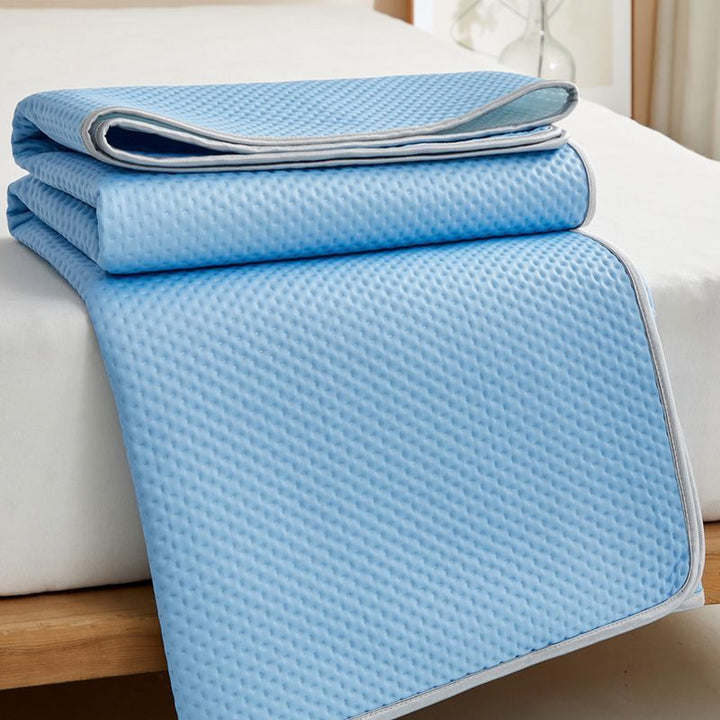 Unisex Cooling Mattress Topper with Breathable Support and Non-Slip Base