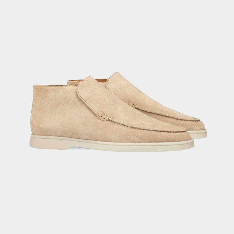 Stylish Men's Kalfssuede Loafers