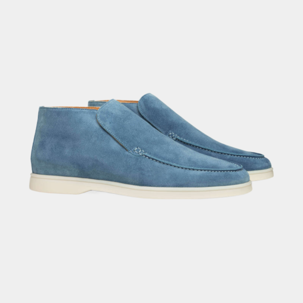Stylish Men's Kalfssuede Loafers