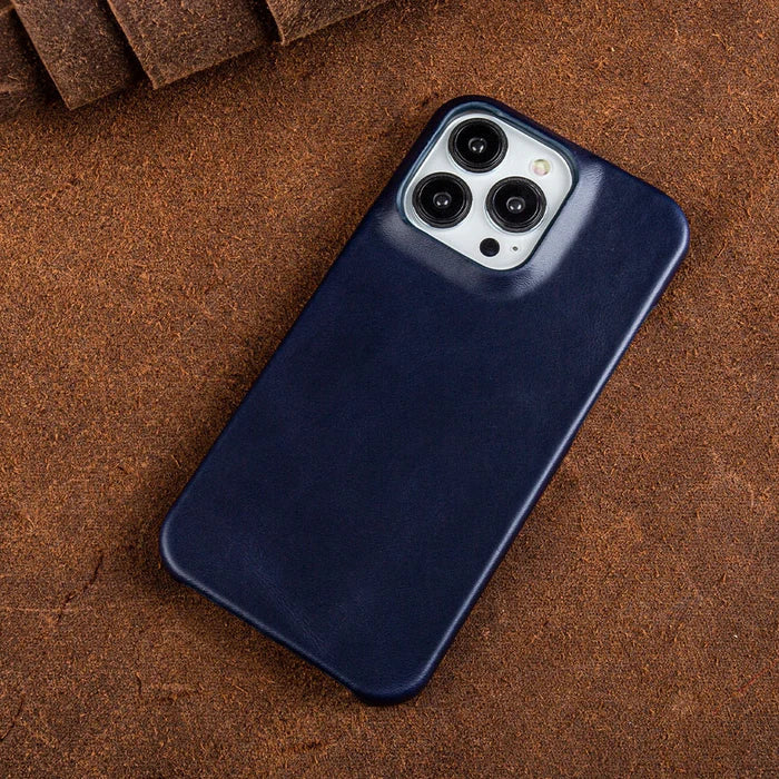 Lederhülle für iPhone mit Stoßschutz