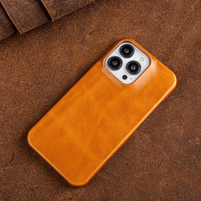 Lederhülle für iPhone mit Stoßschutz