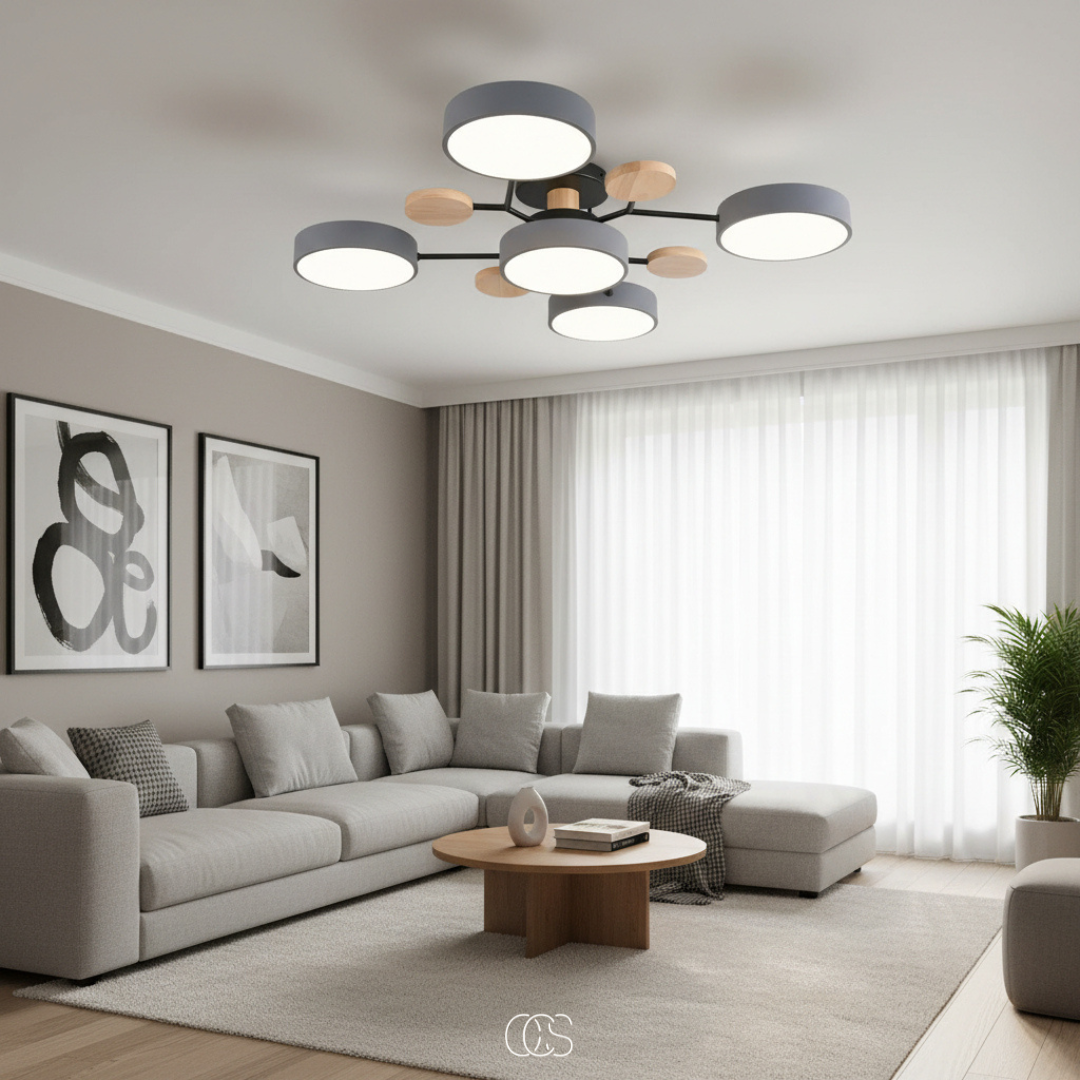 Macaron Metal LED Ceiling Lamp