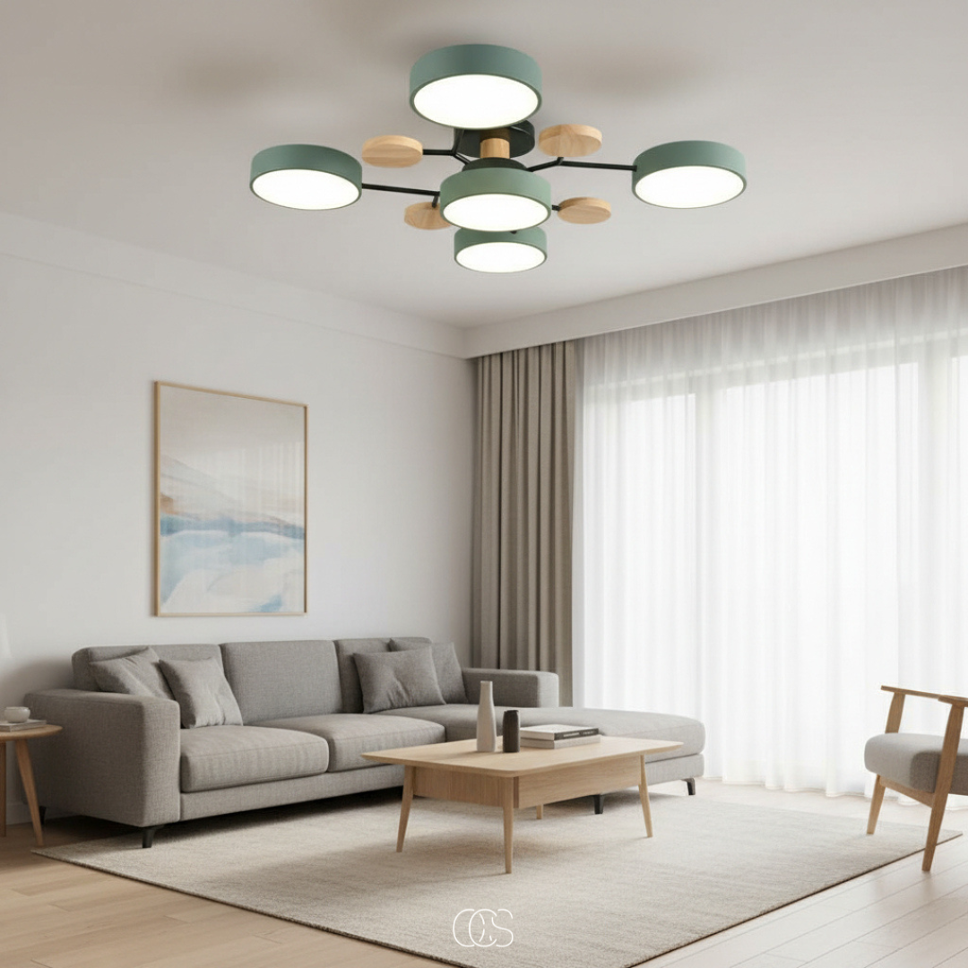 Macaron Metal LED Ceiling Lamp