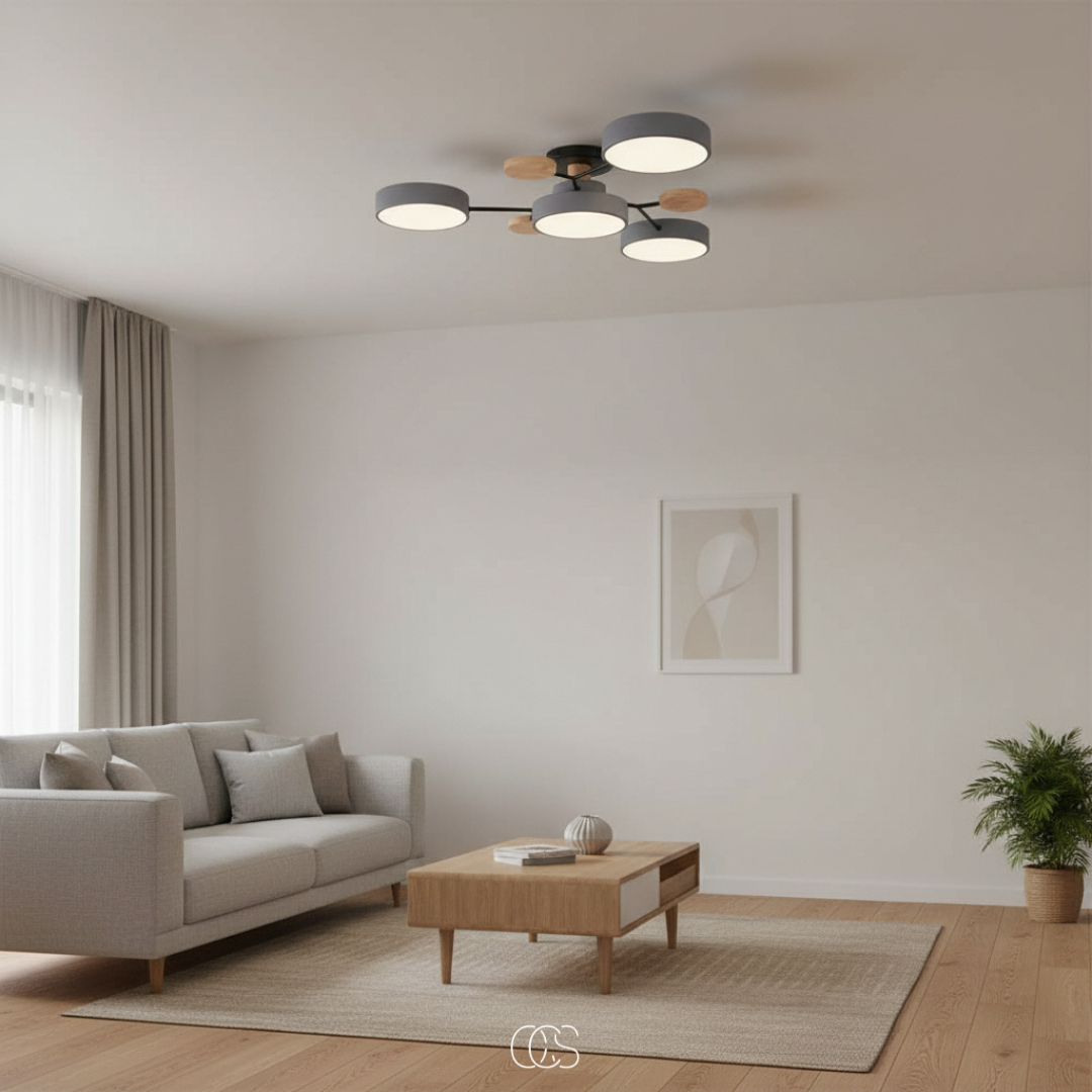 Macaron Metal LED Ceiling Lamp