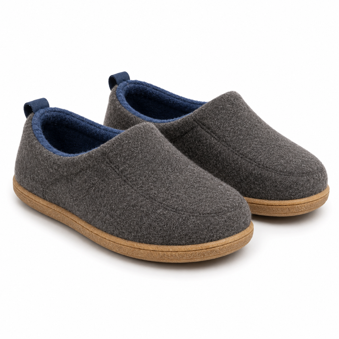 Orthopaedic Unisex Indoor Slipper – Hard Outsole &amp; Fleece Insole