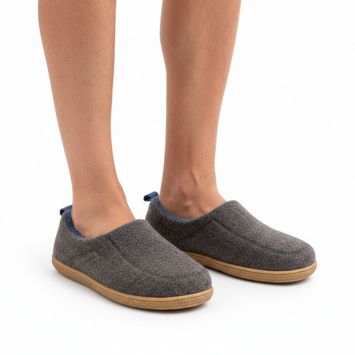 Orthopaedic Unisex Indoor Slipper – Hard Outsole &amp; Fleece Insole