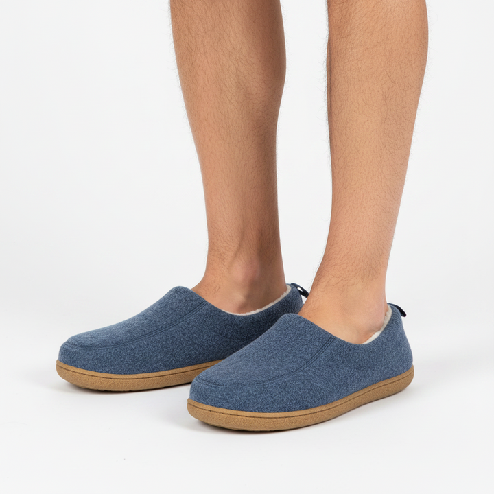 Orthopaedic Unisex Indoor Slipper – Hard Outsole &amp; Fleece Insole