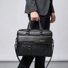 PU Leather Laptop Bag With Shoulder Strap - MetroBrief