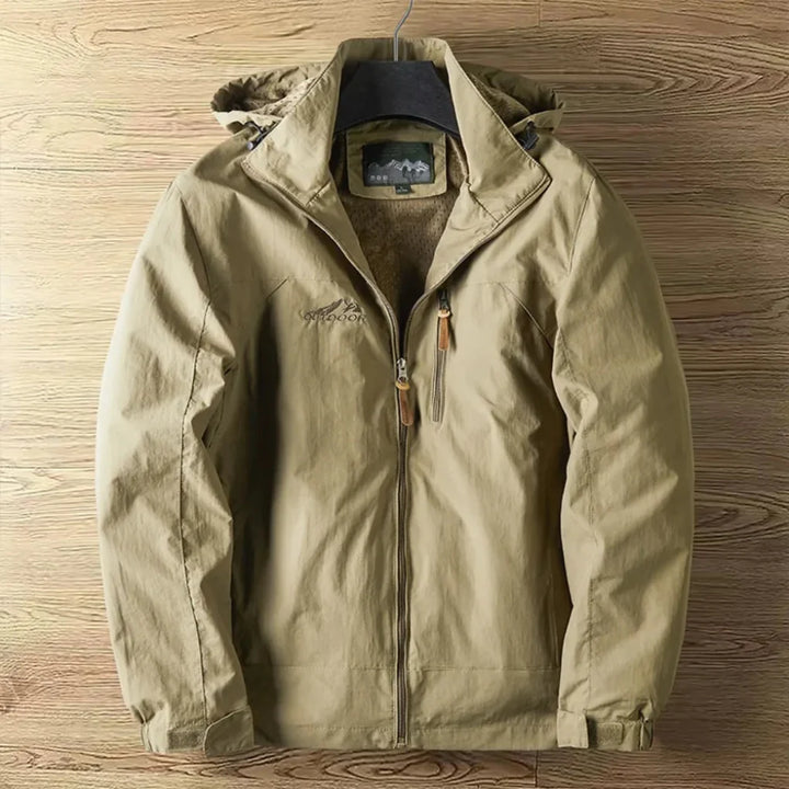 Men’s Water-resistant Breathable Outdoor Jacket with Hood