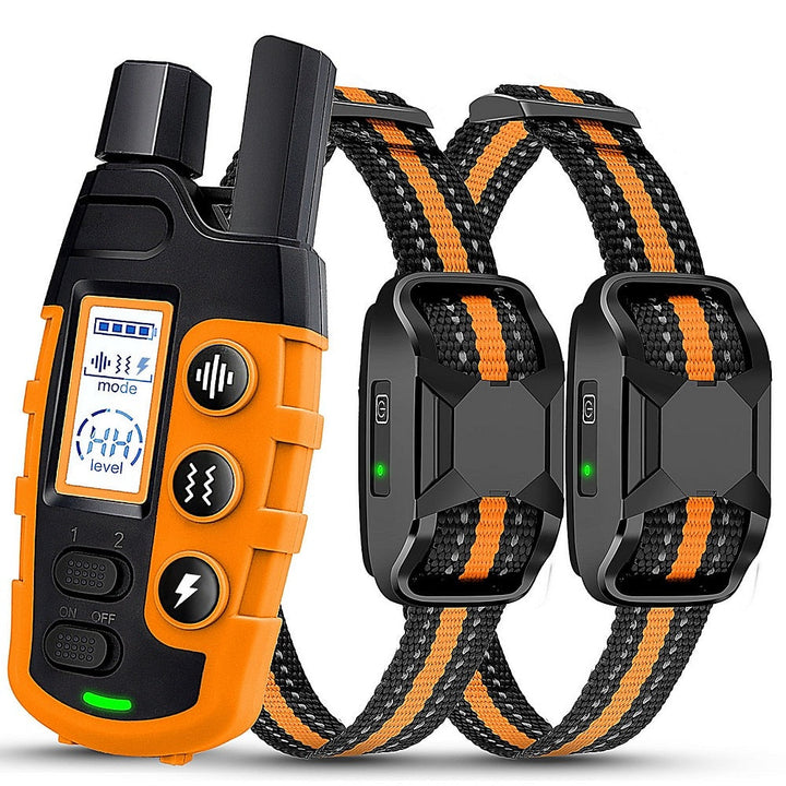 Premium 1000m Dog Training Collar With Remote Control - Waterproof, Rechargeable E-Collar for All Dog Sizes