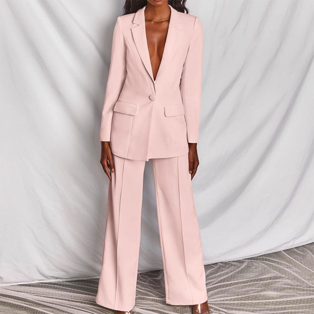 Elegant Blazer and Trousers Set