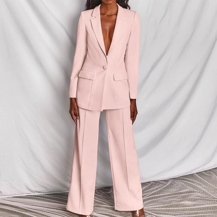 Elegant Blazer and Trousers Set