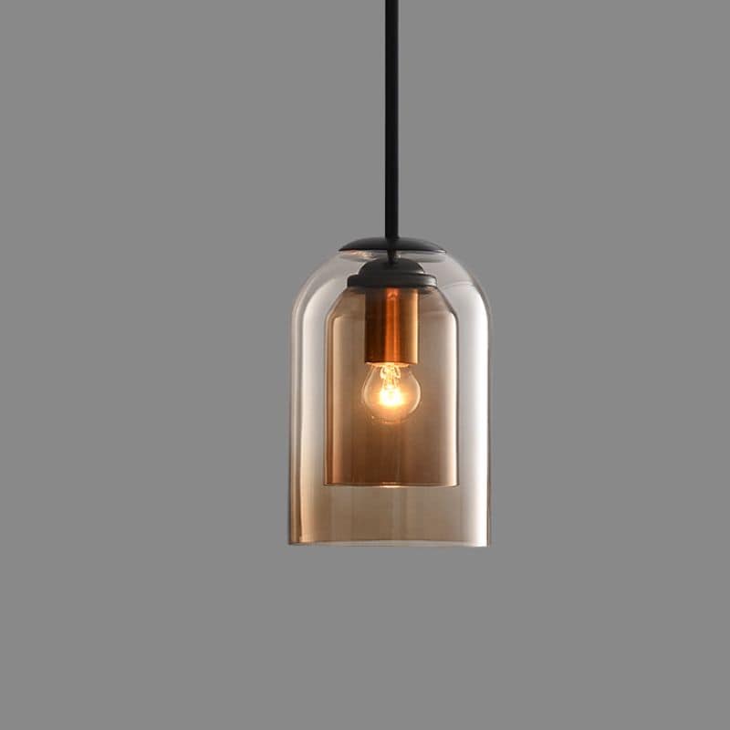 Elegant Double Glass Chandelier - AuraGlas