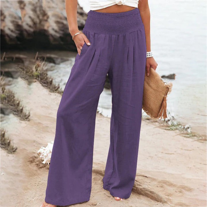 Wide-Leg Summer Pants
