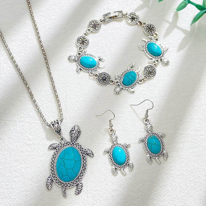 Turquoise Turtle Jewellery Set