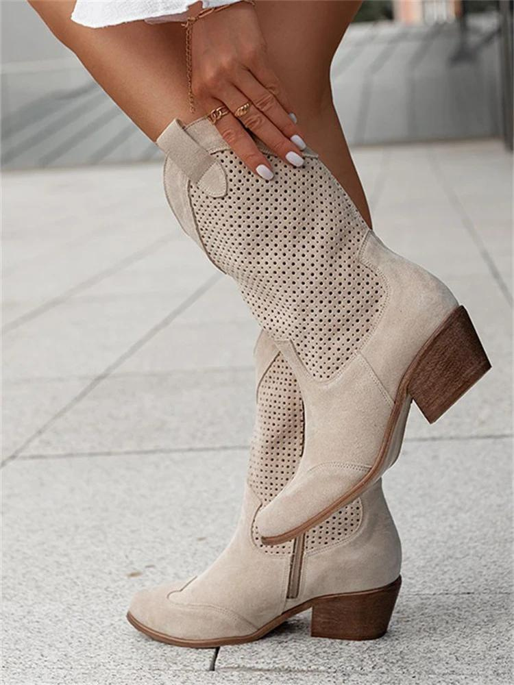 Stacey - Mid-high Cowboy Boots for women