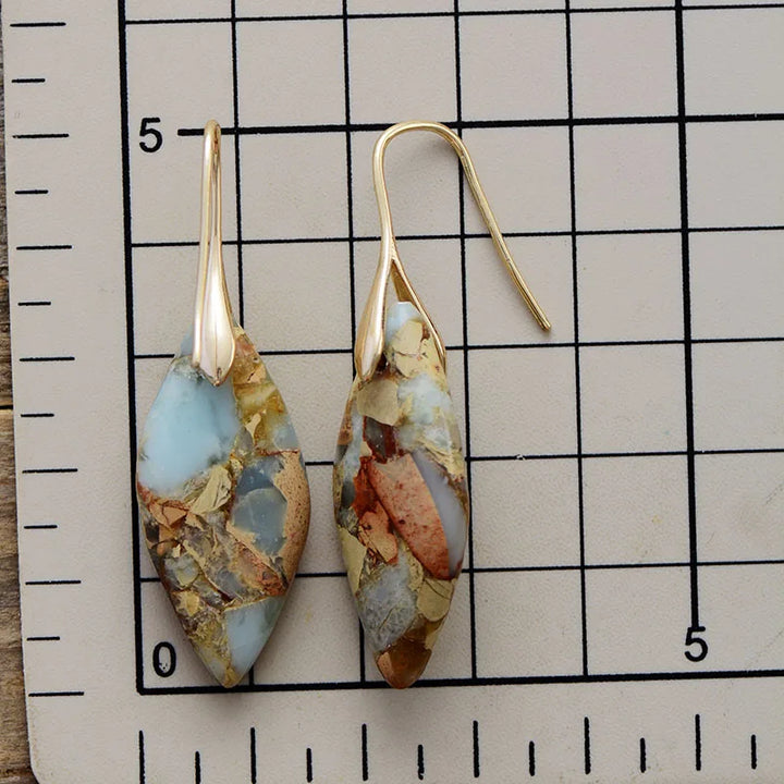 Natural stone earrings