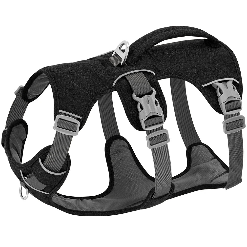 NobleWalk Dog Harness | Adjustable and Breathable Dog Harness with Reflective Stitching