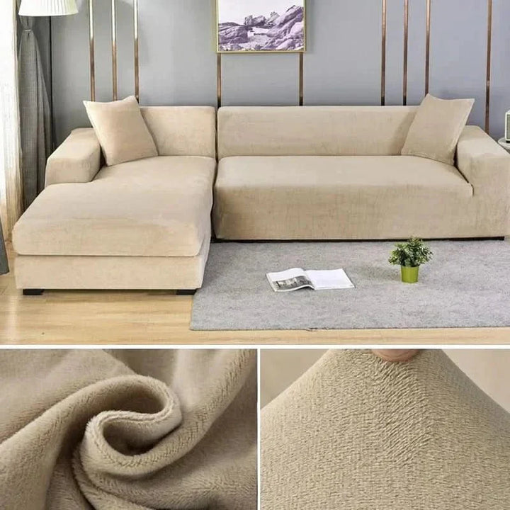 SamtLux Sofa Protector – Stretchy & Luxurious for Any Living Room