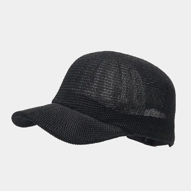 Fashionable Woven Sun Hat with Wide Brim - SunWeave Style