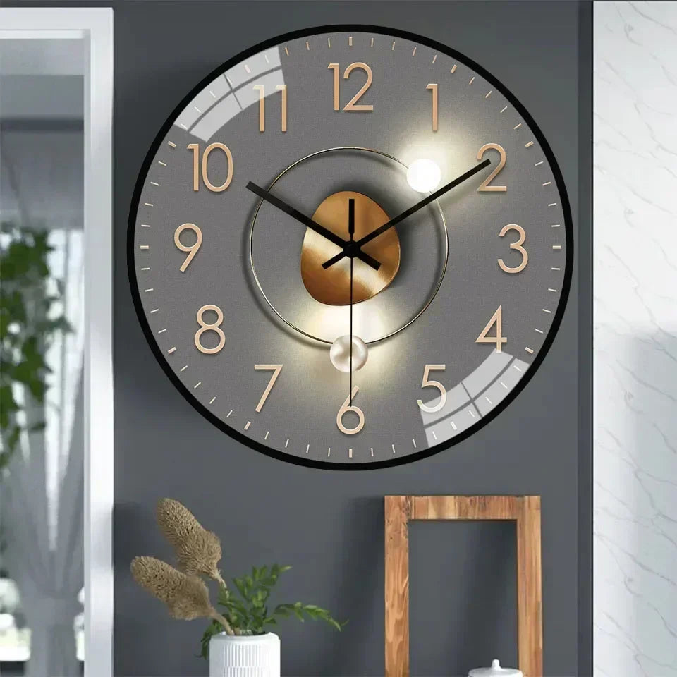 Elegant Wall Clock, Silent and Ideal for Any Room