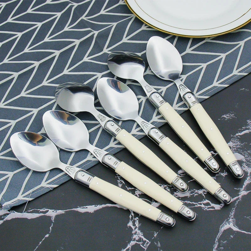 IvoryElegance – Luxury Laguiole Cutlery Set with Timeless Style