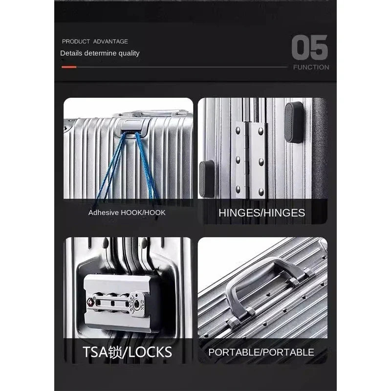 Aluminium-Magnesium Hard Shell Suitcase – Sarajevo