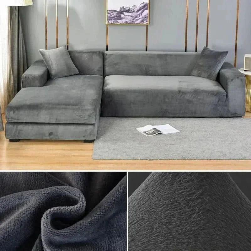 SamtLux Sofa Protector – Stretchy & Luxurious for Any Living Room
