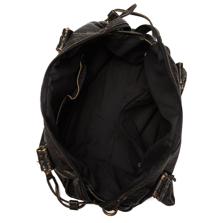 Élégance Noire | Luxus-Handtasche aus echtem Leder